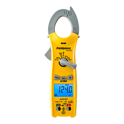 SC260 – 400A Clamp Meter Compact