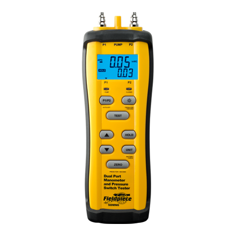 SDMN6 - Manómetro de dos puertos y verificador de interruptor de presión